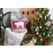 Homeroots Multi Color Christmas Bear Printed Decorative Throw Pillow Cover 18 x 18 in. 355349 - alternate 7